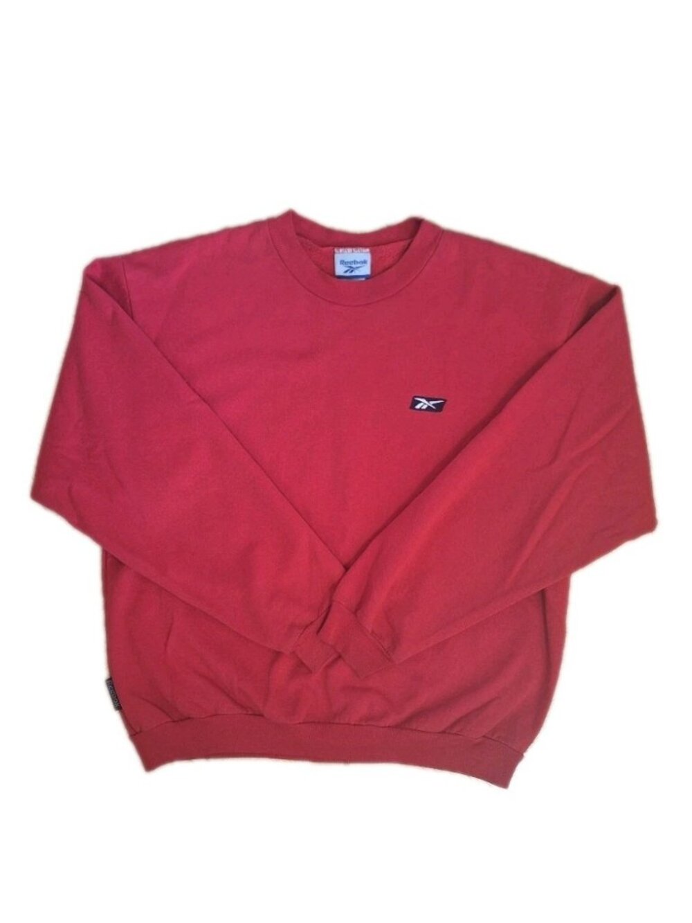 👠 5 for $25  REEBOK EMBROIDERED LOGO CREWNECK  SWEATHSHIRT MEN'S SIZE SMALL